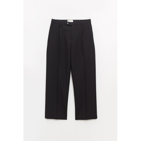 MFPEN BLACK TROPICAL WOOL SERVICE TROUSERS